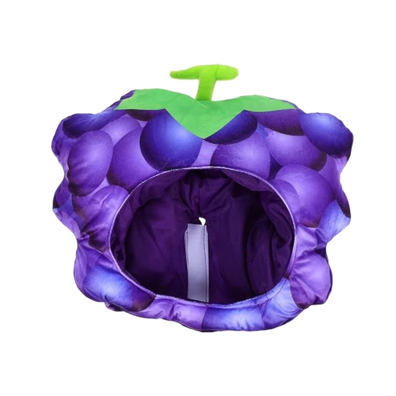 Adjustable Grape Hat Novelty Costume Headgear for Halloween Parties Stage Holidays - Image 2