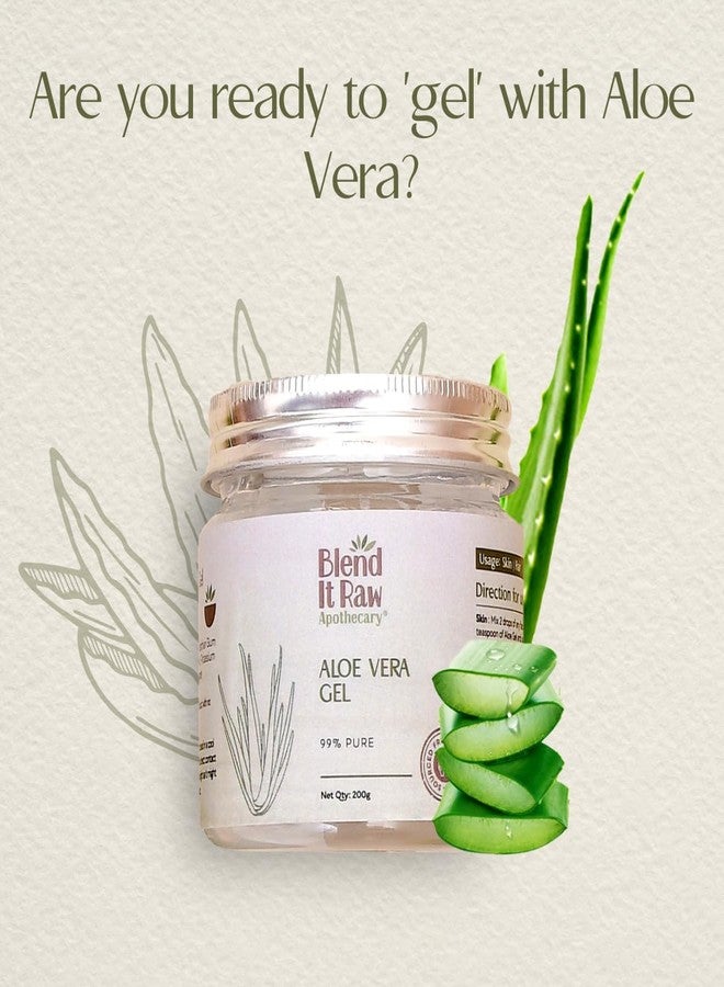 Blend It Raw Apothecary مجموعة ماء الورد 100 مل و جل الألوة فيرا 200 جرام من بليند إت راو أبوتيكاري | هيدروسول الورد التقليدي | مجموعة مرطبة ومنعشة للبشرة | أساسيات العناية بالبشرة العضوية اليومية - Image 5