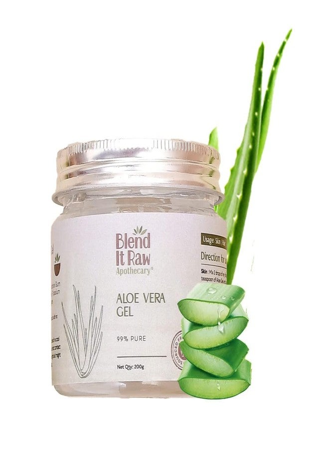 Blend It Raw Apothecary مجموعة ماء الورد 100 مل و جل الألوة فيرا 200 جرام من بليند إت راو أبوتيكاري | هيدروسول الورد التقليدي | مجموعة مرطبة ومنعشة للبشرة | أساسيات العناية بالبشرة العضوية اليومية - Image 2