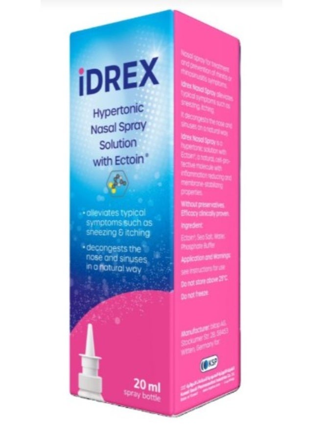 IDREX Nasal Spray Solution With Ectoin - 20 ML - Image 1