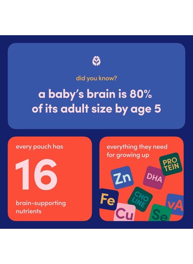 Cerebelly Organic Baby Food Pouches, Black Bean Sweet Potato Purees, 16 Nutrients,  4oz - Image 5