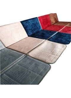 Generic Prayer Rug with Back Support and Fold able Prayer Mat Multicolor  - Image 1