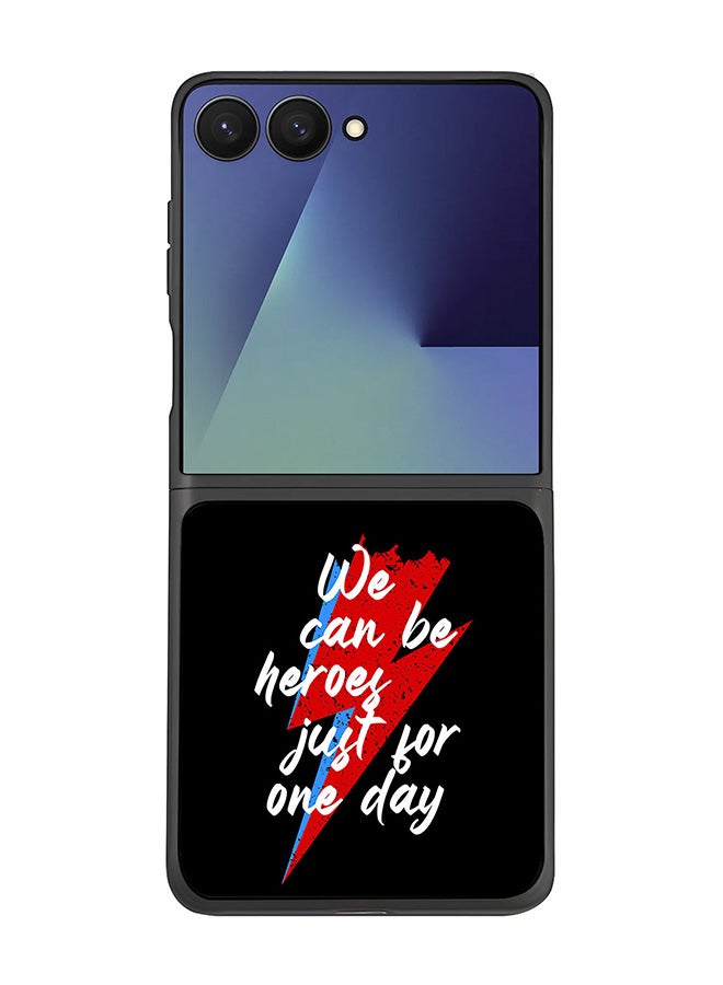 Stylizedd For Samsung Galaxy Z Flip7 Case,Slim fit Camera Protection, Shockproof Thin Phone cover  - We can be heros