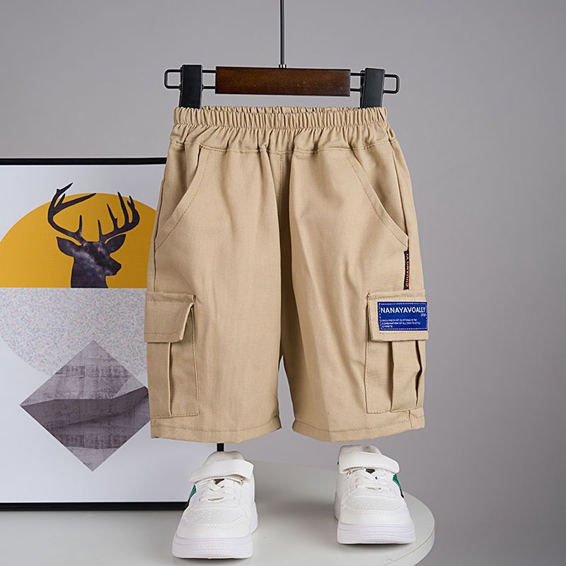 Boys' Shorts 2024 Student Workwear Shorts Casual Children'S Korean Style Trendy Pants - Image 3