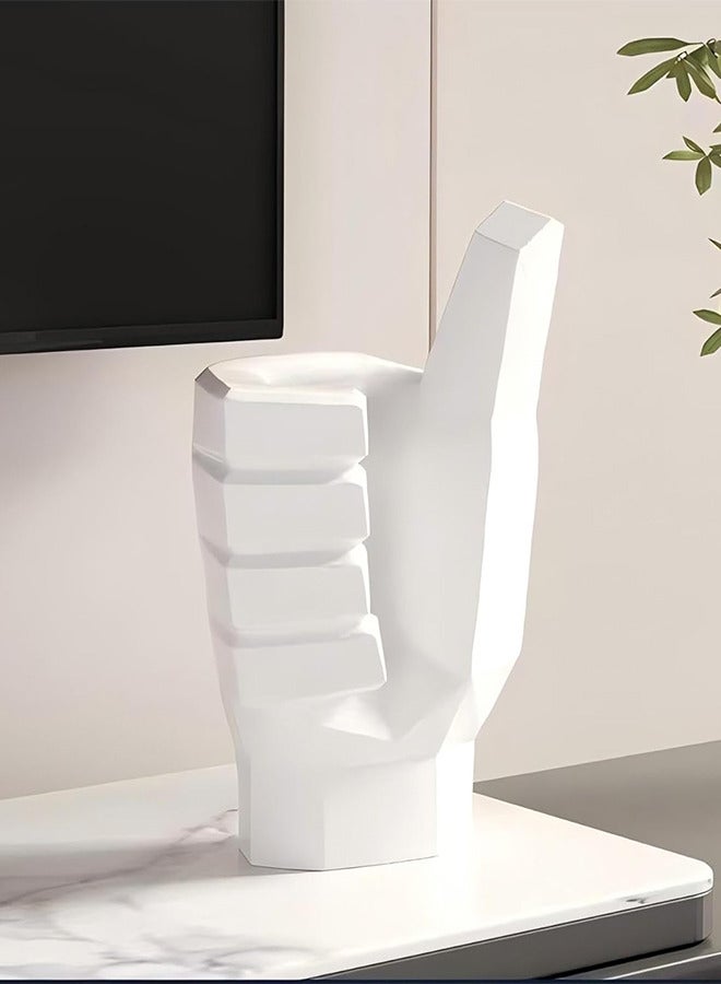 RATSAW Minimalist Praise Gesture Statues Modern Abstract Art Decoration High Sense Office Desk Living Room Simple Resin Sculpture Decorative Crafts - Image 1