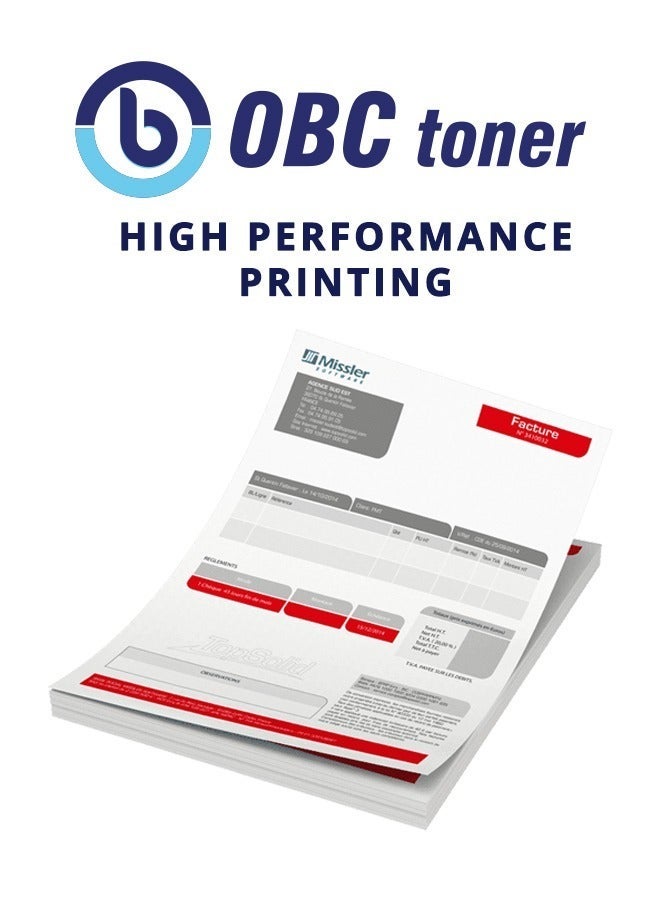 او بي سي خرطوشة حبر ليزر ماجنتا  متوافقة من OBC بديلة لـ HP CF413A / Cartridge 046  طباعة حتى 2300 صفحة بجودة ألوان احترافية - Image 4