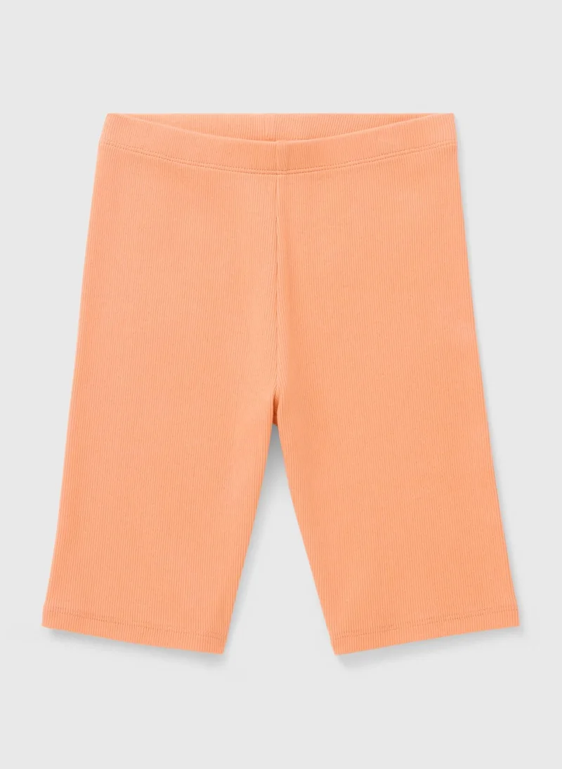 ماتلان شورت ركوب دراجات للبنات باللون البرتقالي