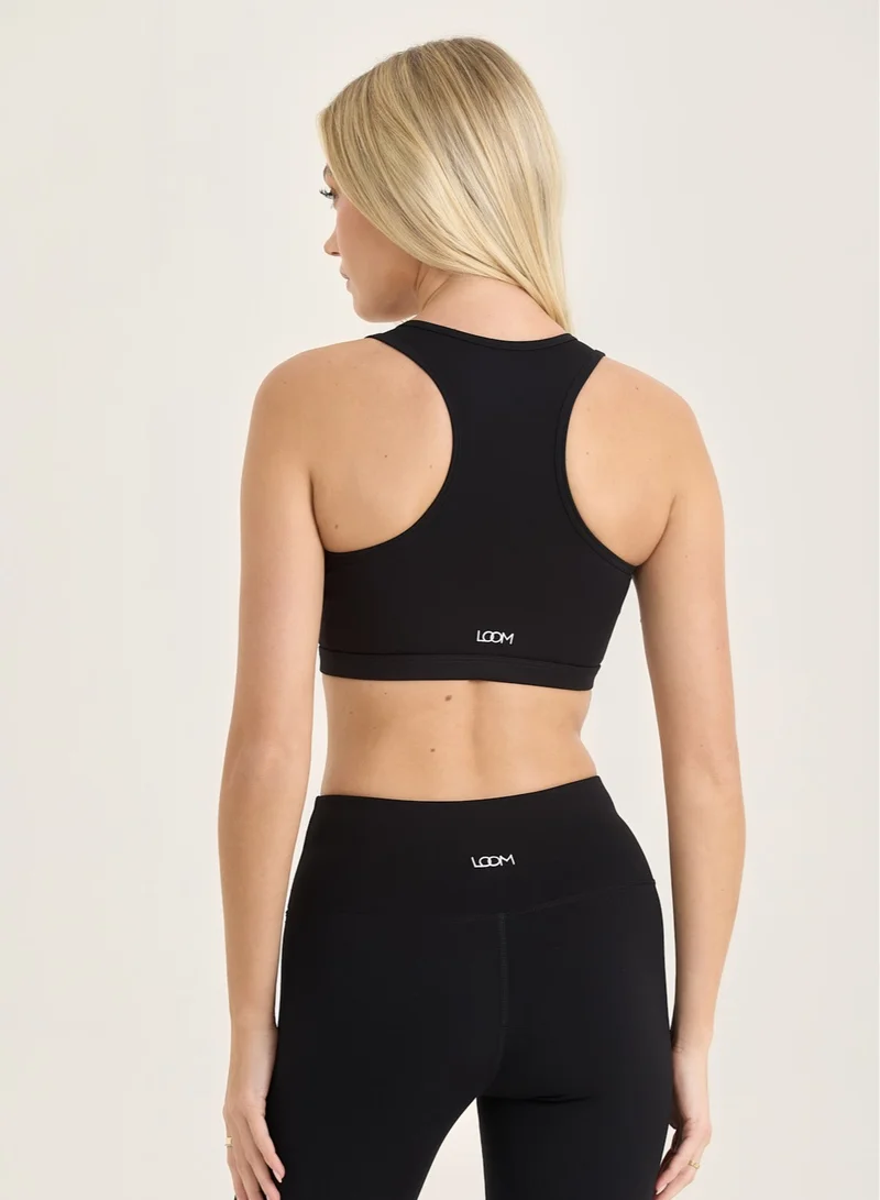 LOOM ARCHIVES Day Flow Zip Up Sports Bra