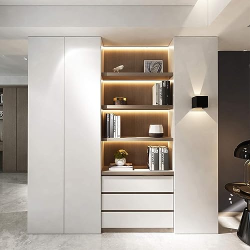 WISDOM Wall Stickers Pure White Vinyl Wallpaper Renovation Furniture Decorative Film Waterproof Stickers for Kitchen Backsplash Home Decor Rolls (2 Feet x 18 Feet, White Matte) - Image 4
