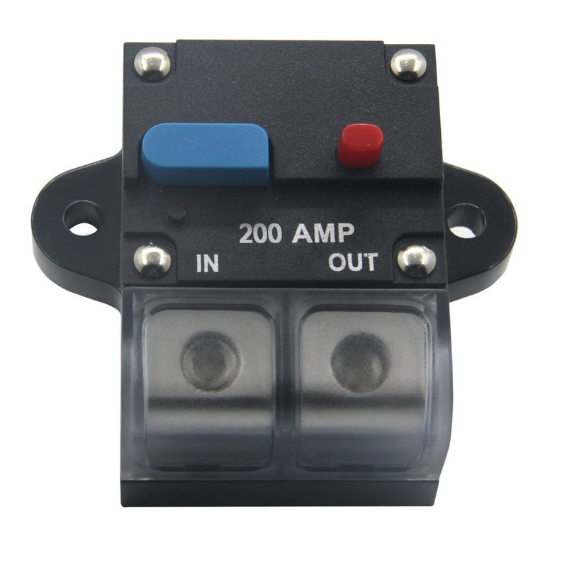 ZOOKOTO 12-24 Volt DC 200A Circuit Breaker, 0 or 4 Gauge Trolling Motor Auto Car Marine Boat Bike Stereo Audio Inline Fuse Holders Inverter 200A - Image 4