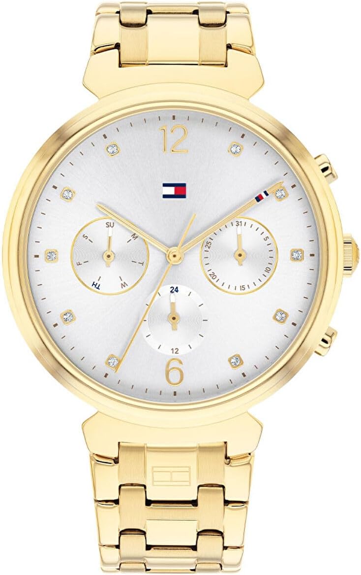 Tommy Hilfiger Women's Gold Plated Analog Watch - Image 1