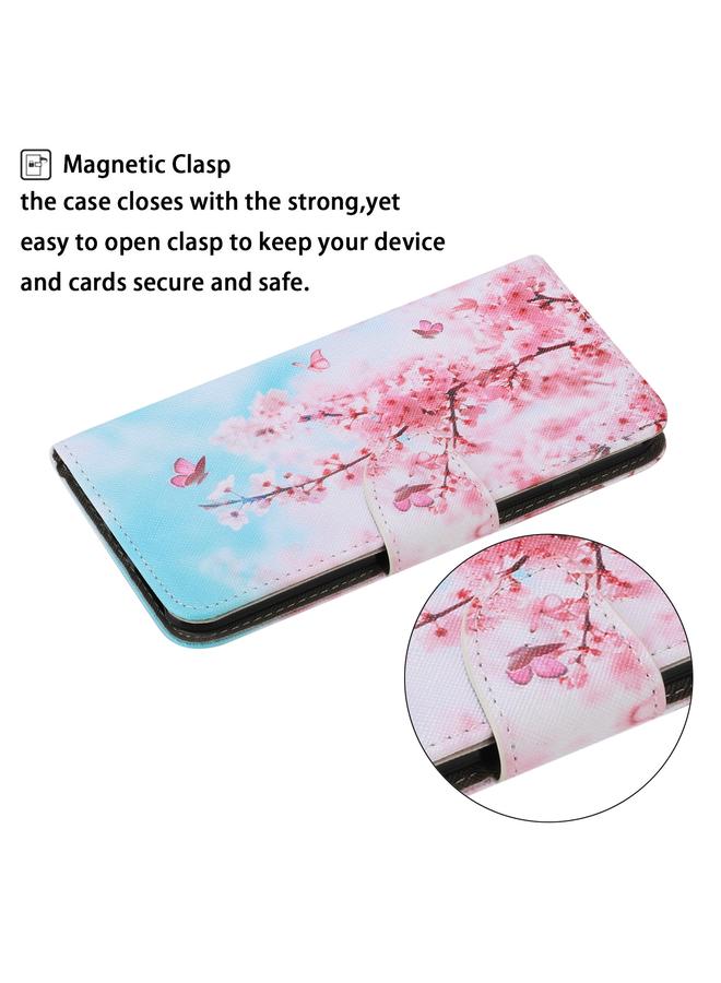 S-TOP Case For Samsung Galaxy A22 5G Coloured Drawing Pattern Horizontal Flip PU Leather Case with Holder & Card Slots & Wallet & Lanyard - Image 4