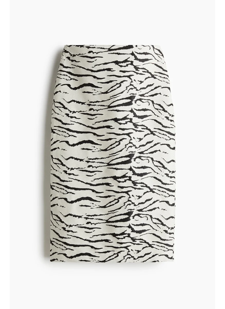 H&M Jacquard-Weave Skirt