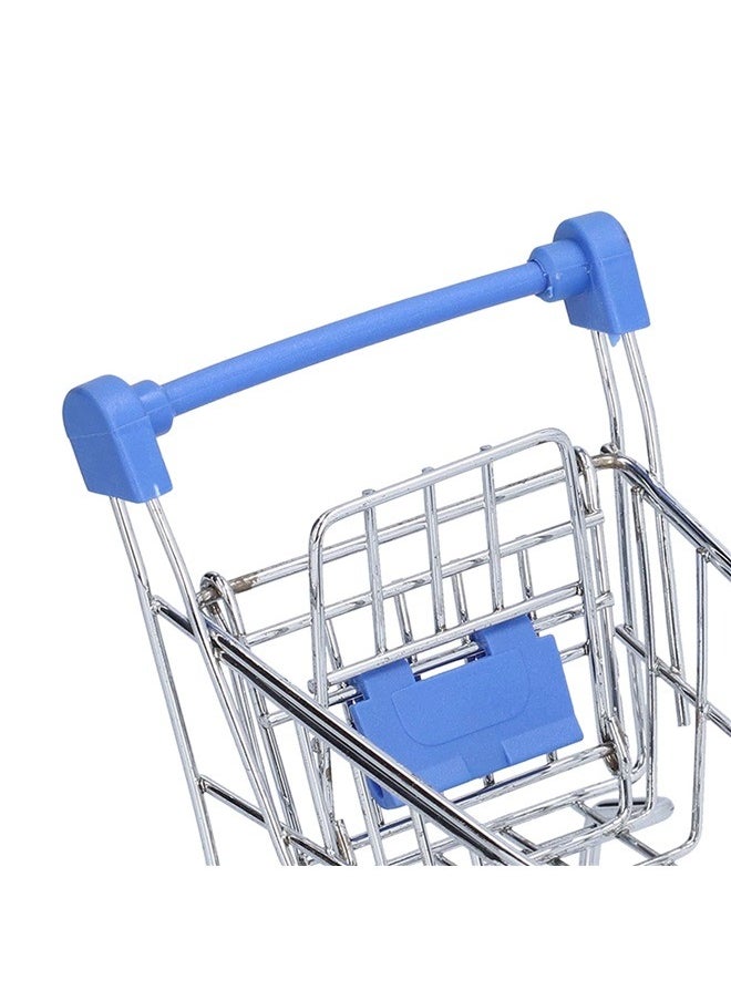 Generic Mini Supermarket Handcart, Shopping Cart Supermarket Handcart Mini Shopping Cart Mini Supermarket Storage Toy Decorative Ornaments  - Image 5