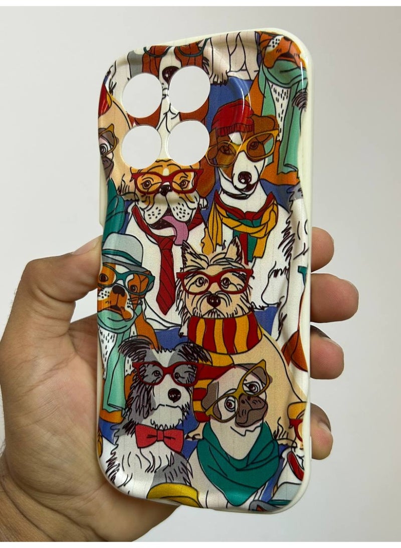 Cartoon Design Back Cover Compatible with Phone Honor X8A - Image 2