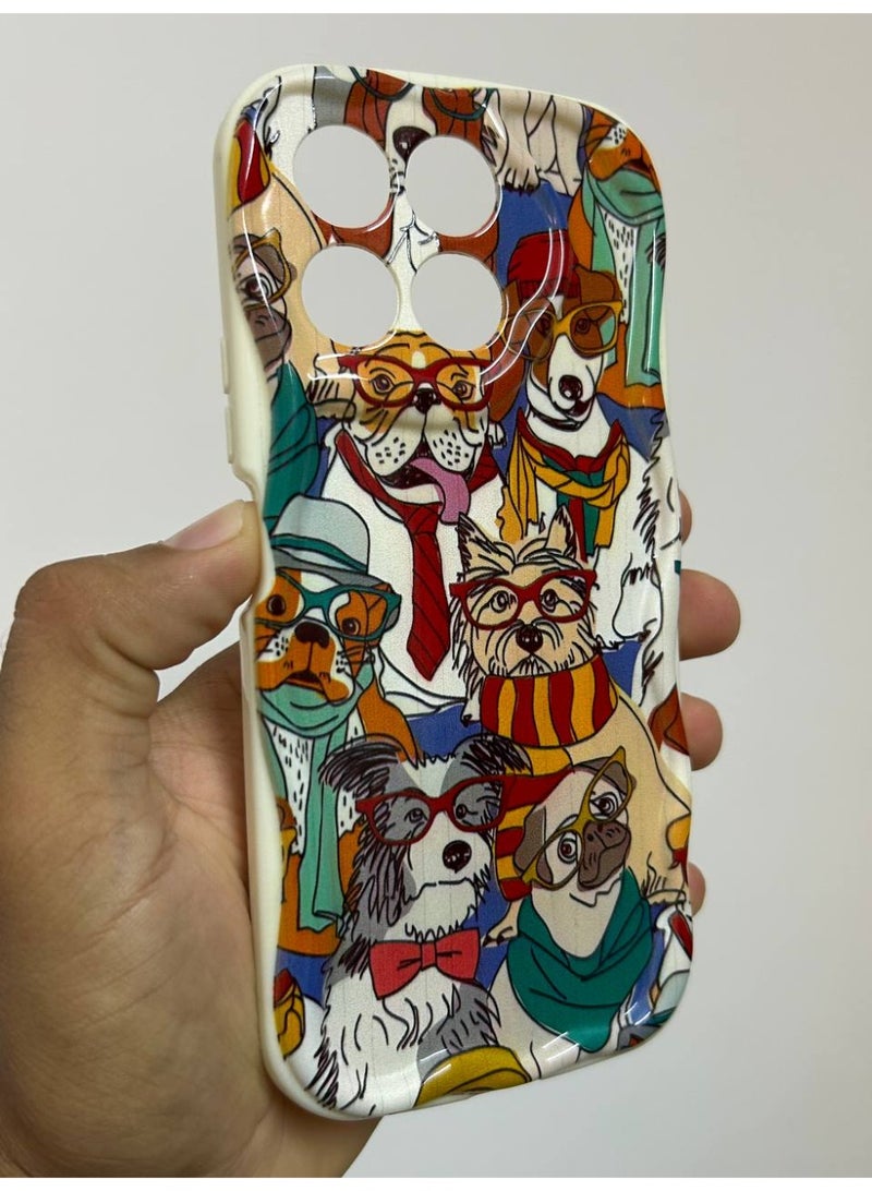 Cartoon Design Back Cover Compatible with Phone Honor X8A - Image 1