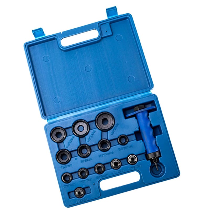 Leather Punch Set 13 Interchangeable Heads Carbon Steel Ergonomic Hollow Punch - Image 2