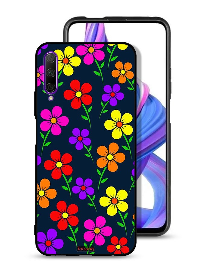 Tolwak Huawei Y9s Protective Case Cover Colorful Flowers - Image 1