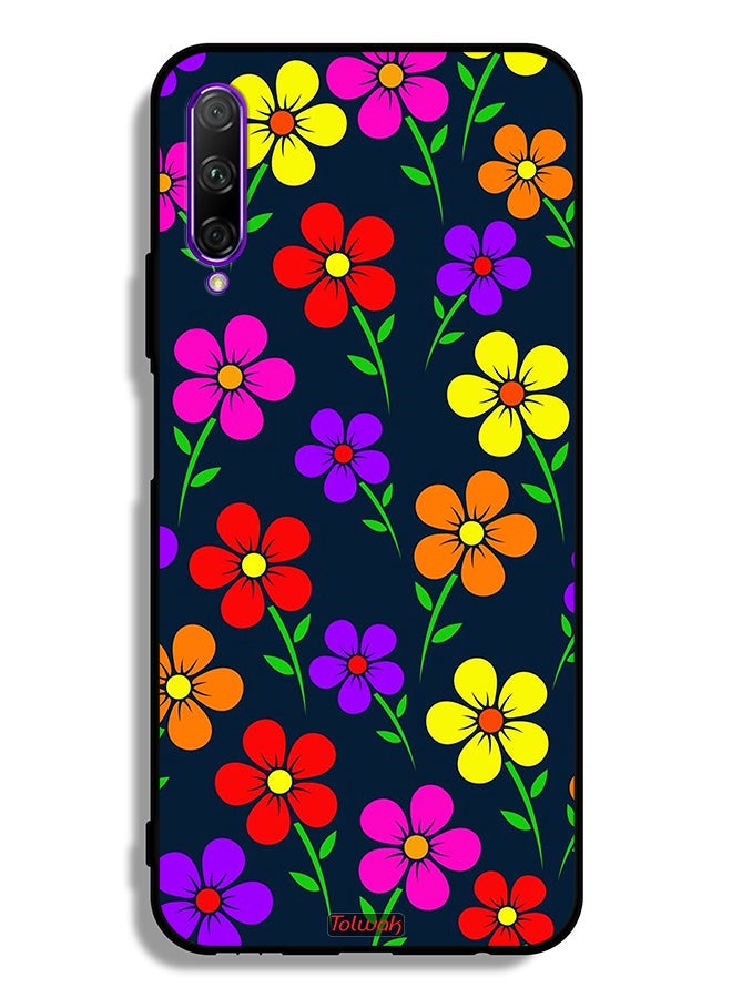 Tolwak Huawei Y9s Protective Case Cover Colorful Flowers - Image 2