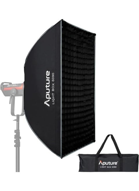 Aputure Light Box 60x90cm Square Softbox – Bowens Mount, Lightweight 1.22kg – Compatible with Aputure 300D II, 300X, Amaran 60x/60d/100d/200d/100x/200x