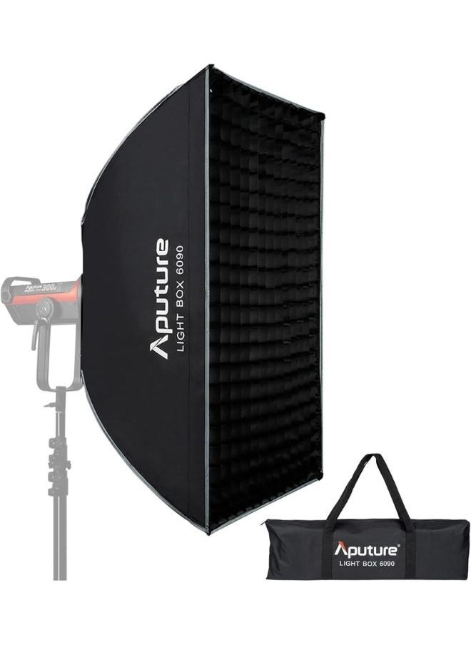 أبتشر - سوفت بوكس مربع Aputure Light Box 60x90 سم – تركيب Bowens، خفيف الوزن 1.22 كغم – متوافق مع Aputure 300D II، 300X، Amaran 60x/60d/100d/200d/100x/200x - Image 1