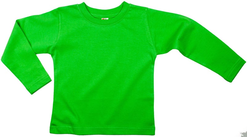 Earth Elements Baby Girls’ Long Sleeve T-Shirt 6-12 Months Lime - Image 1