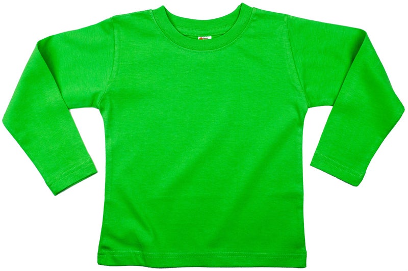 Earth Elements Baby Girls’ Long Sleeve T-Shirt 6-12 Months Lime - Image 2