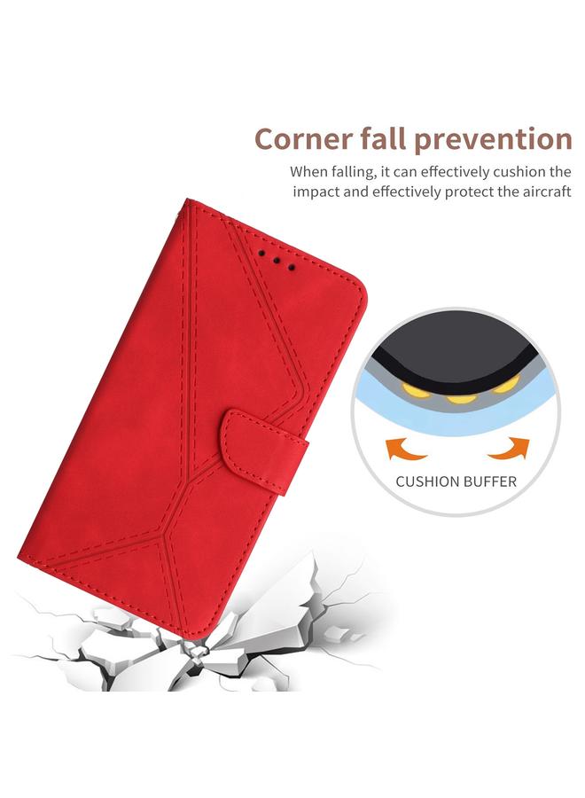 S-TOP Case For Samsung Galaxy S24 Ultra 5G Stitching Embossed Leather Phone Case - Image 5