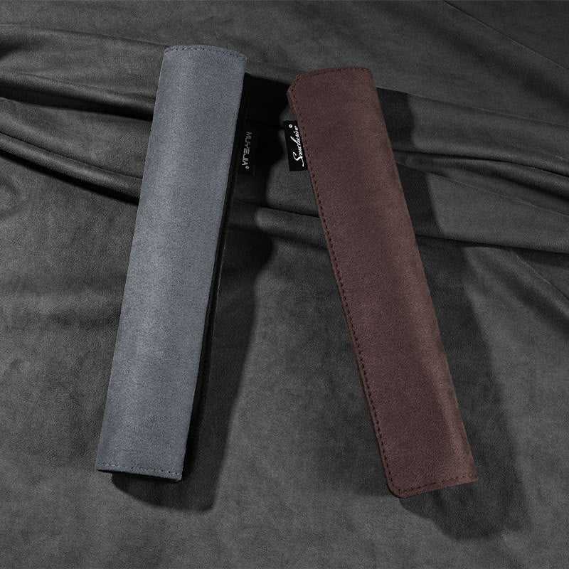 Car Seat Belt Shoulder Protector, Suede Leather Safety Protective Cover, Safety Belt Shoulder Protector, Anti-Strangle Car Supplies - Image 3