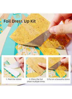 MiDeer 4-In-1 Dress Up Game Set,Princess Fantasy Makeup,Fantasy Dress-Up Kit,Cosmetics And Fashion Fun,Creative Role-Playing Adventure,Glamorous Makeup Ensemble,Princess Costume Accessories  - Image 4