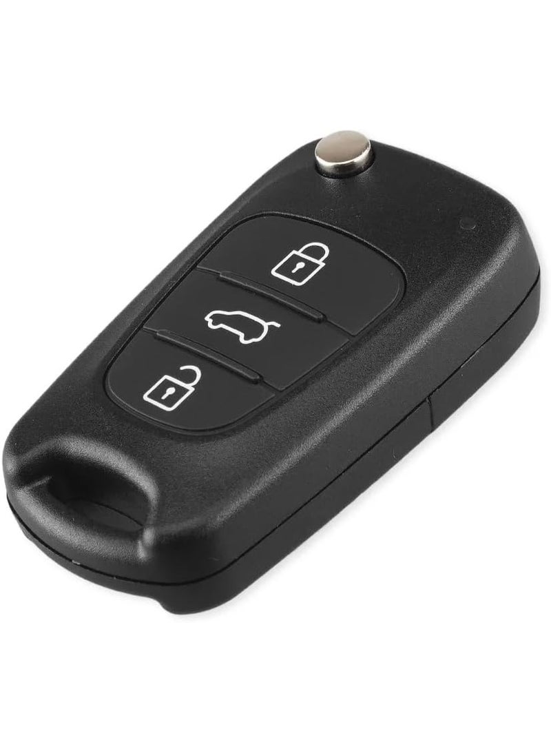 Arooma 3 Button Replacement Uncut Keyless Entry Remote Control Car Key Fob Shell Case For KIA Rio, Rio K2, Rondo, Soul, Sportage, Ceed, CeedPro, Cerato, Picanto (Center Groove Blade) - Image 5