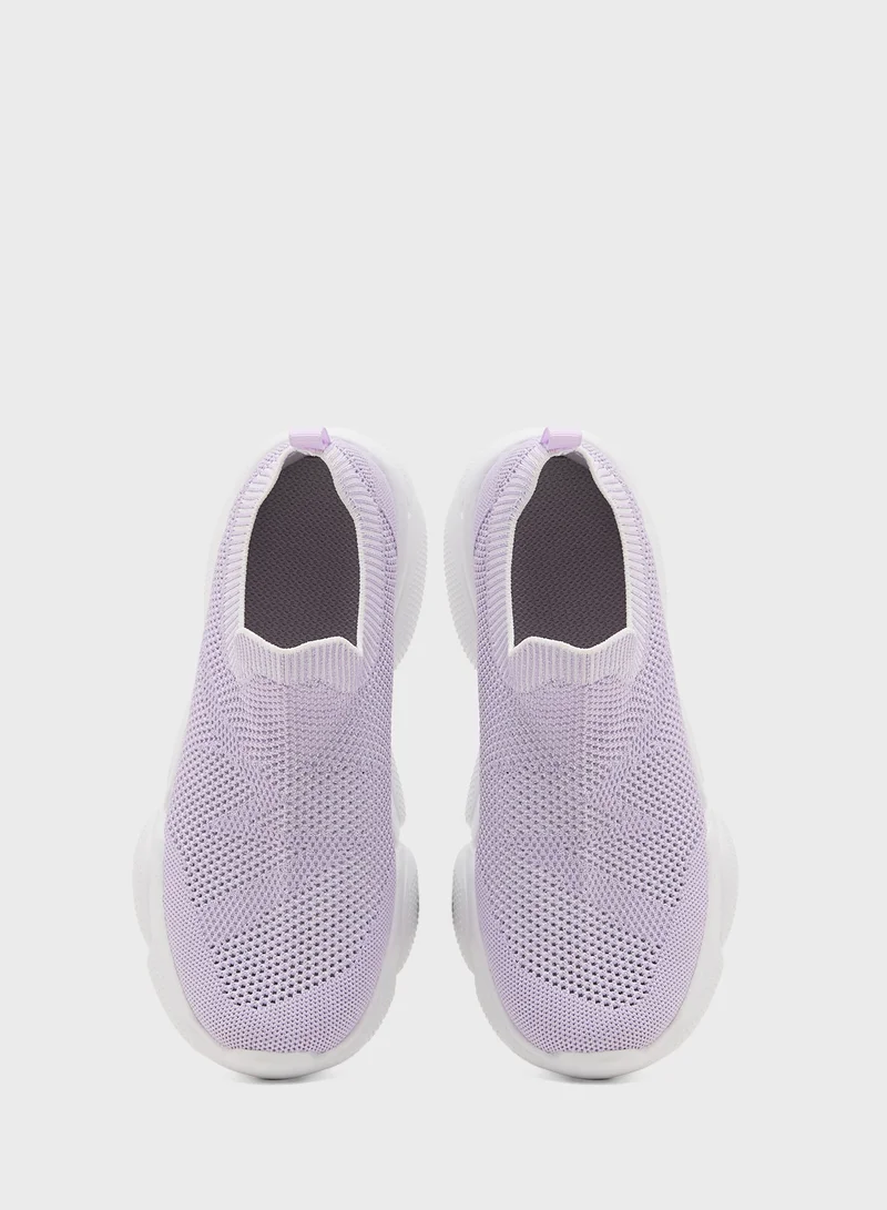 Ginger Knitted Pull On Sneaker
