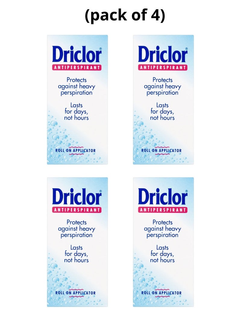 دريكلور مزيل عرق رول أون 20 مل (عبوة من 4 قطع) - Image 1