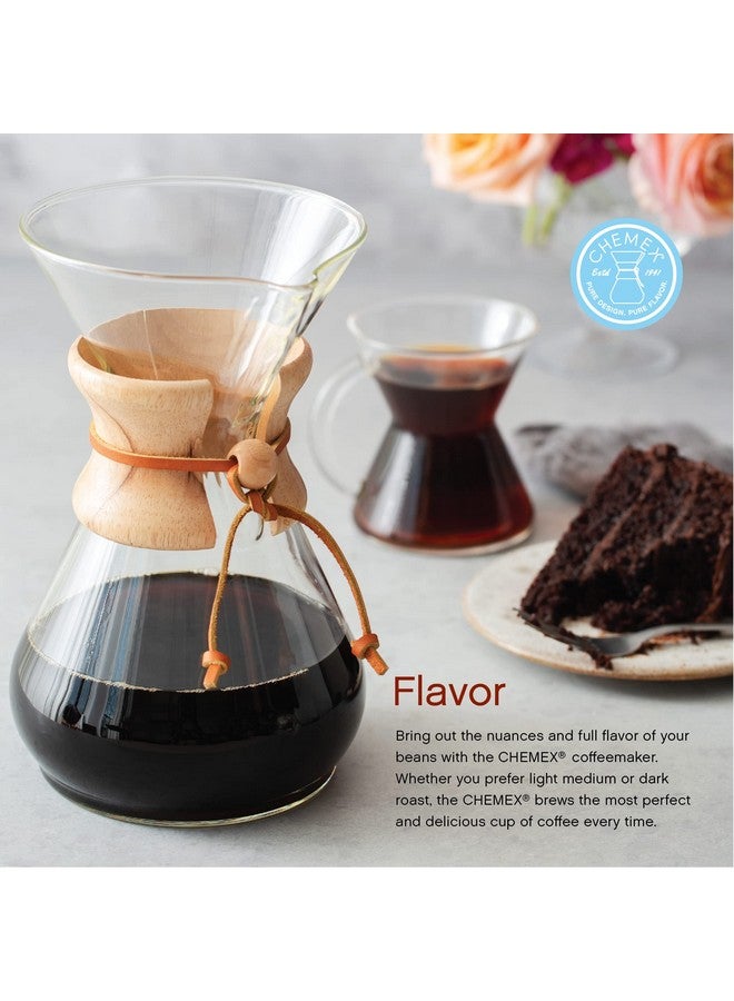 كيميكس مجموعة CHEMEX - سلسلة كلاسيكية من 6 أكواب - 100 فلتر مربع - عبوة حصرية  - Image 3