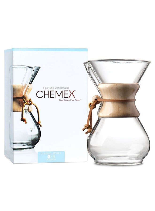كيميكس مجموعة CHEMEX - سلسلة كلاسيكية من 6 أكواب - 100 فلتر مربع - عبوة حصرية  - Image 1