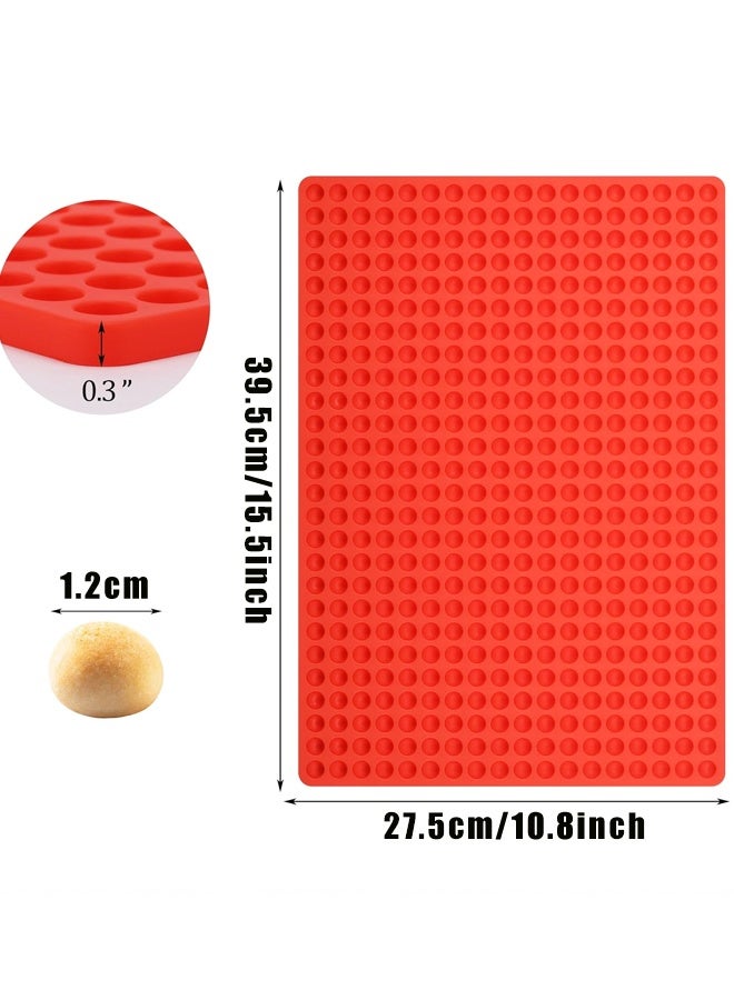 2 Pcs Mini Round Silicone Molds, 468 Cavity Semi Sphere Molds for Homemade Chocolate Chips, Candy, Baking, Dog Training Treats - Image 2
