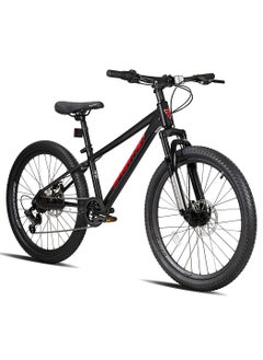 Spartan Spartan 24" Maverick MTB Black - Wide Knobby Tyres, Premium & Sleek Build, Shimano Groupset & Dual Disc Brakes  - Image 1