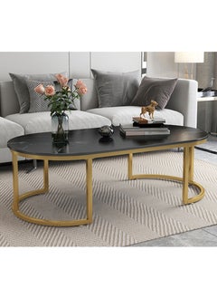 Sharpdo Modern Design Luxury Coffee Tables Living Room With Storage Round Marble Design Nightstands Wooden Mesas Bajas Home Furniture 100*50*45cm  - Image 5