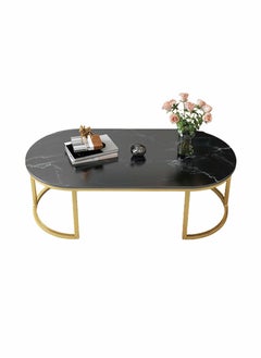 Sharpdo Modern Design Luxury Coffee Tables Living Room With Storage Round Marble Design Nightstands Wooden Mesas Bajas Home Furniture 100*50*45cm  - Image 1