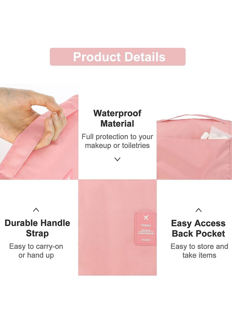 Swift Toiletry Bag Hanging Travel Makeup Bag for Women and Men, Waterproof & Sturdy Hook Cosmetic Makeup Organizer for Toiletries Accessories  - Image 4