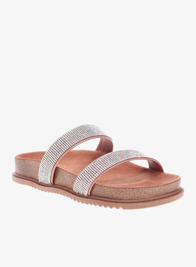 Beira Rio Nude Flat Sandals for Women – Stylish Ladies Flat Sandals & Comfortable Flat Slippers for Women | Best Price UAE