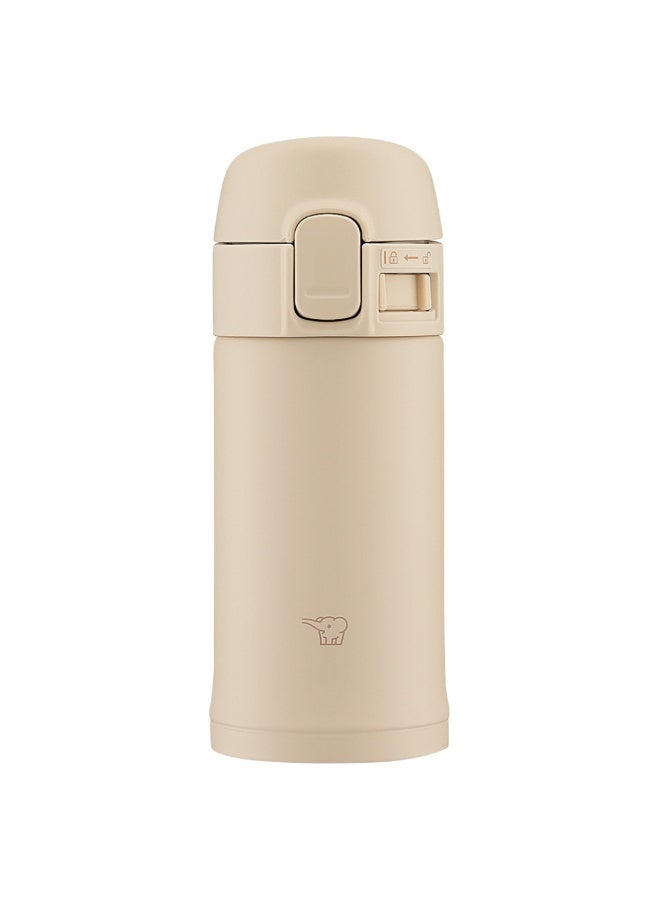 Zojirushi S/S Vacuum Bottle 0.20L - Beige  - Image 1