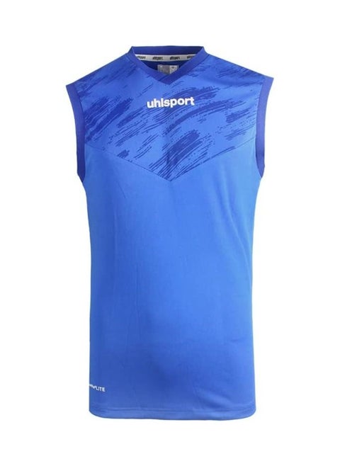 uhlsport Men’s Top Tanks, For Running Fitness And gym Smart Breathe LITE Quick-Drying Fabric V-Neck Sleeveless Freedom of Movement And Flexibility