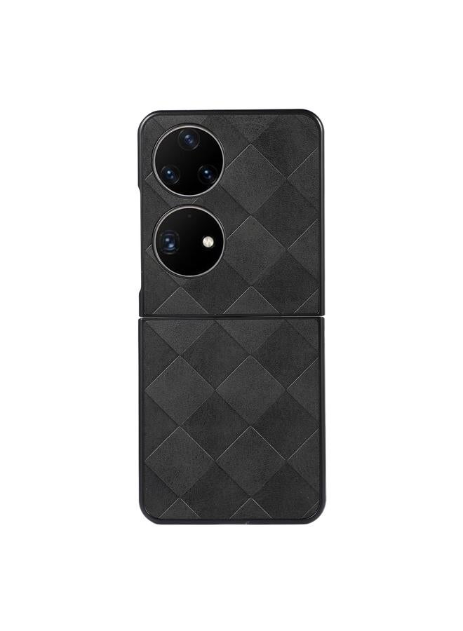 زبون جراب لهاتف Huawei P50 Pocket Weave من البولي يوريثان - Image 1