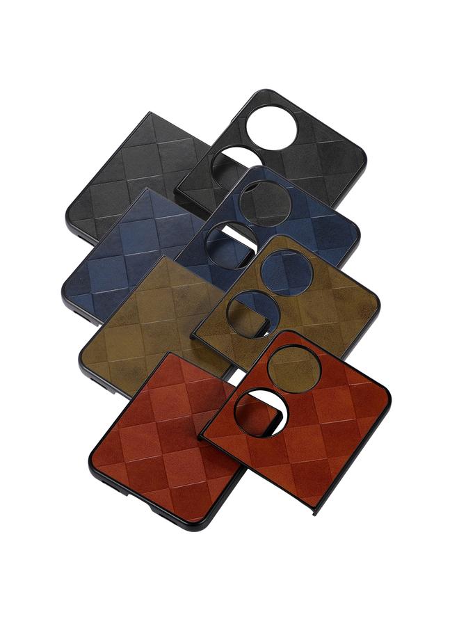 زبون جراب لهاتف Huawei P50 Pocket Weave من البولي يوريثان - Image 4