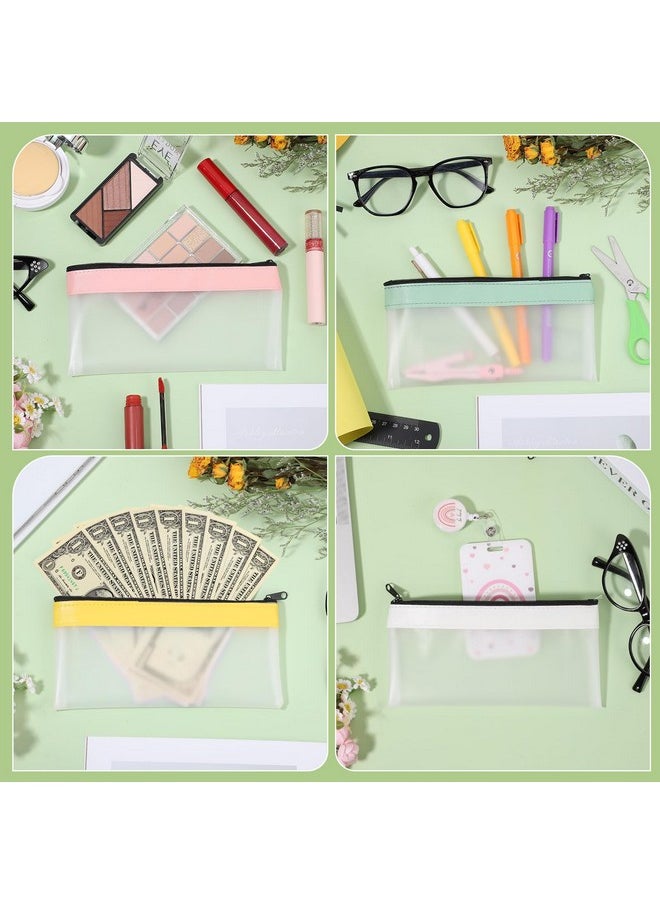 6 Pieces Money Bags With Zipper 7.8×3.9 Inch Clear Cash Envelope Wallet 6 Colors Money Pouch Coin Purse For Cash Bank Deposit Multipurpose Check Wallet - pzsku/Z2AE3D702874B1646F265Z/45/_/1721981997/3fe1af4f-50cd-46b3-90bd-6f4961c48177