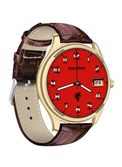 Hommtel GT5 Ultrathin Smartwatch - Brown & Gold Edition with 1.53" AMOLED Display, NFC, AI Voice Assistant, and Multi-Sport Modes  - Image 2