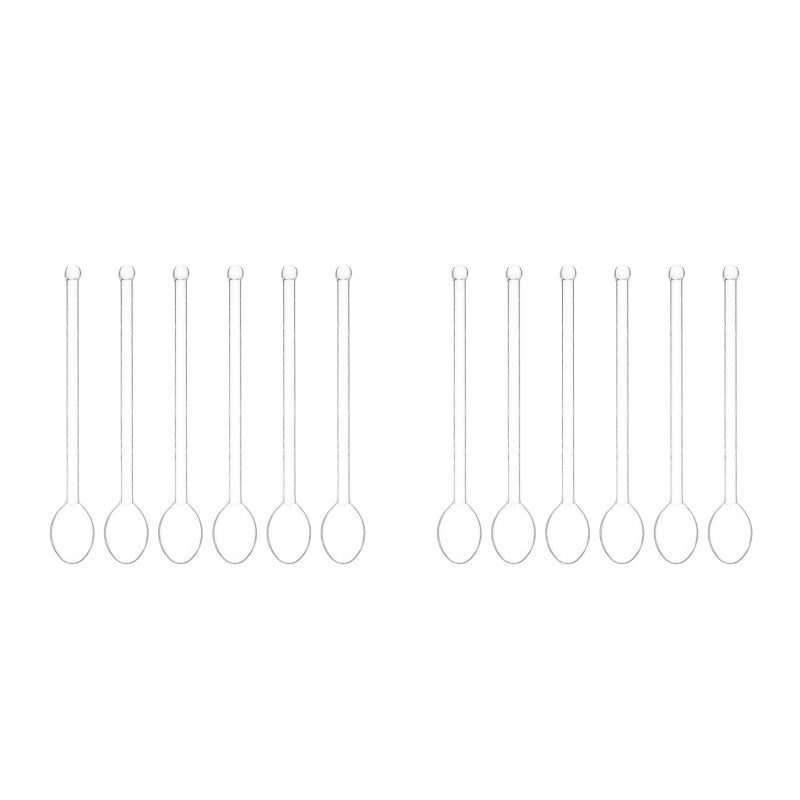 12 pcs Portable Coffee Mixing Spoons Dessert Scoops Kitchen Gadgets - Image 2