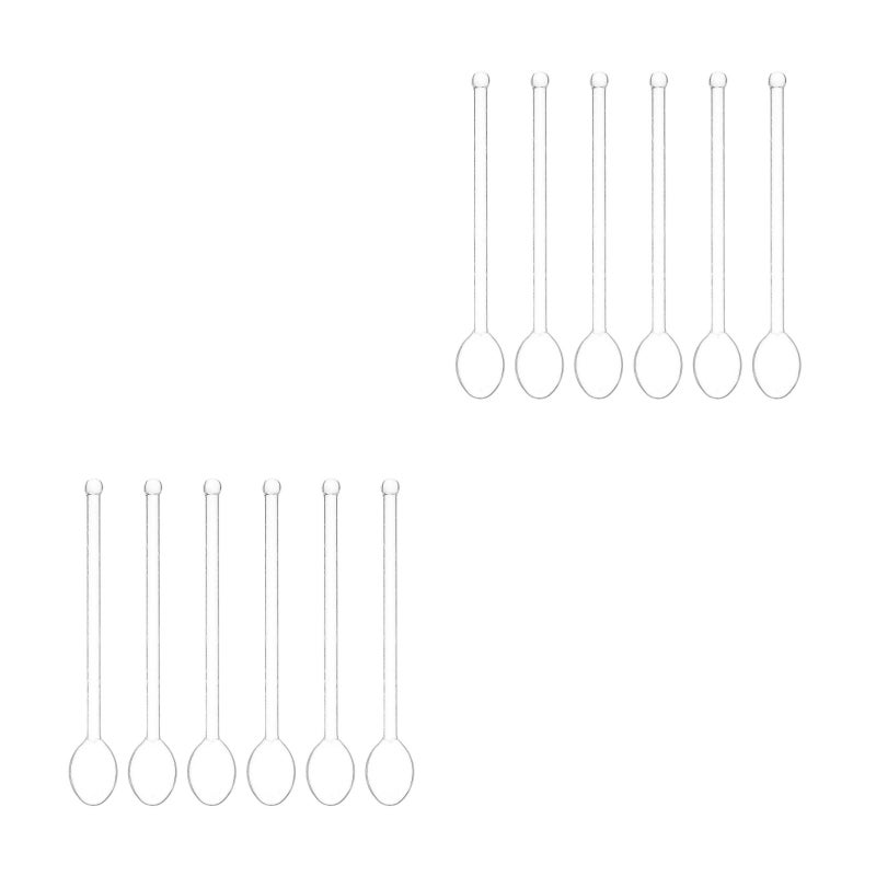 12 pcs Portable Coffee Mixing Spoons Dessert Scoops Kitchen Gadgets - Image 1