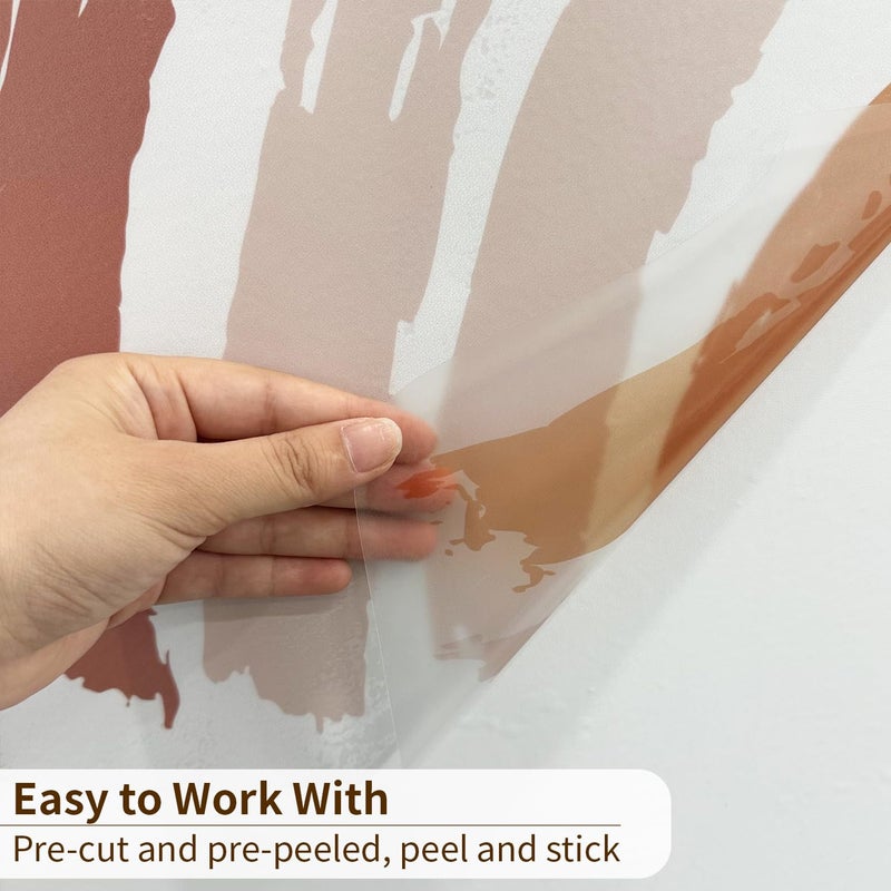 funlife Large Boho Rainbow Wall Decals Peel and Stick, Self Adhesive Boho Polka Dot Wall Decal Hearts Wall Sticker for Girls Bedroom Decor, Kids Nursery Room - Image 5